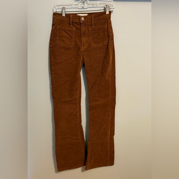 Gap Brown High Rise Corduroy '70s Flare Pants (Size 25) - Picture 6 of 11